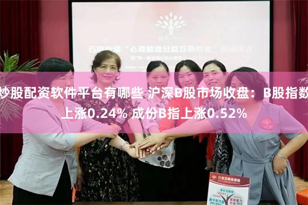 炒股配资软件平台有哪些 沪深B股市场收盘：B股指数上涨0.24% 成份B指上涨0.52%