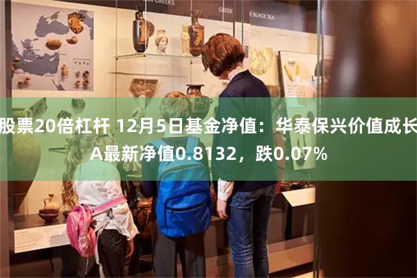 股票20倍杠杆 12月5日基金净值：华泰保兴价值成长A最新净值0.8132，跌0.07%