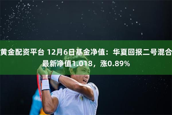 黄金配资平台 12月6日基金净值：华夏回报二号混合最新净值1.018，涨0.89%